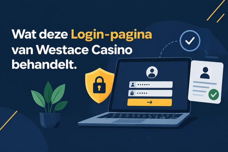 Wat deze Login-pagina van Westace Casino behandelt