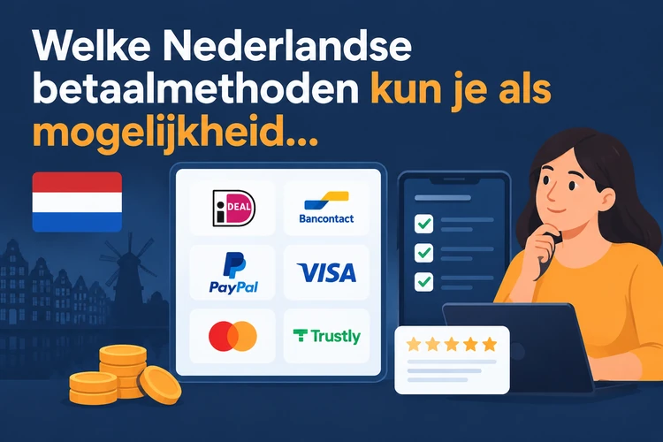 Welke Nederlandse betaalmethoden kun je als mogelijkheid controleren?
